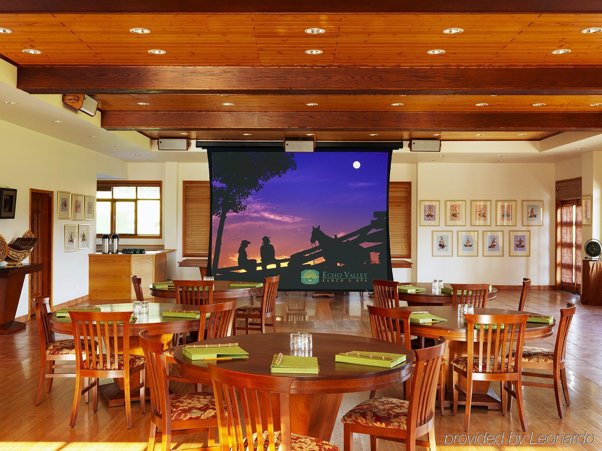 Echo Valley Ranch And Spa Clinton Restaurace fotografie